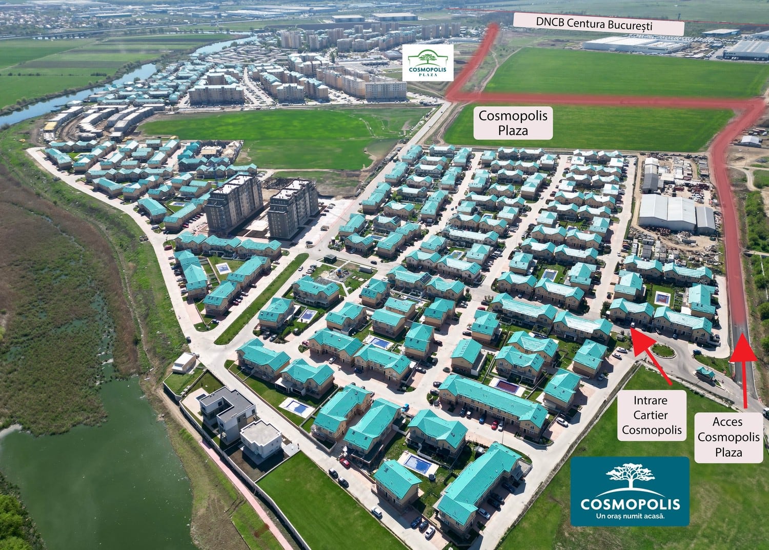 Deschidere drum nou Tunari - Cosmopolis Plaza - DNCB Deschidere drum nou Tunari - Cosmopolis Plaza - DNCB