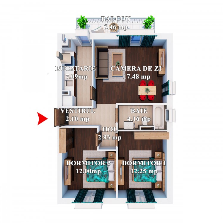 3 Camere Tip 2